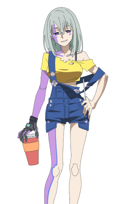 Jessie character art from Cyberpunk Edgerunners 2